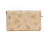 Signature Jacquard & Floral Wallet On Chain, &pound;120, Handbags, Beige/Tan, Canvas, Back view